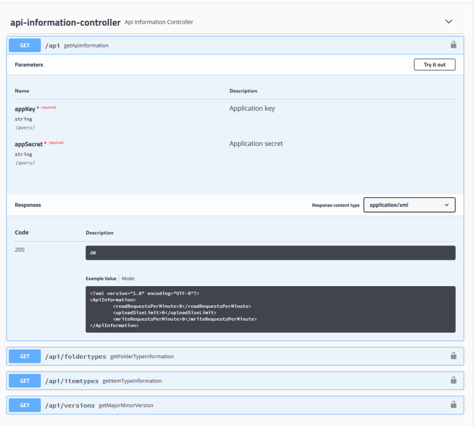Swagger UI Example